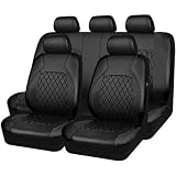 5Seats Fundas Asientos Coche Cuero para Volkswagen VW Golf VIII Vi V IV III II I MK 8 7 6 5 4 3 R GTE/GTI/GTD/Clubsport 45, Impermeables Juegos De Cubreasientos Interior Accesorios
