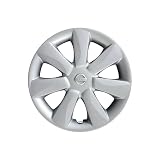 Kit de 4 tapacubos adaptables - para Nissan MICRA Modelo 2010 (Logo Cromado) - diámetro 14'