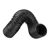 Manguera de entrada de aire del coche Manguera de plástico de conducción de tubo de expansión Flexible de entrada de aire modificada para coche Universal 63mm