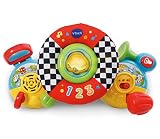 VTech - Volante de Paseo TTB, Juguete bebés +6 Meses | Certificado CE + EN71, Actividades para la silla de paseo y para jugar sentado, 14 x 28 x 10 cm, 2 pilas AA, Versión ESP