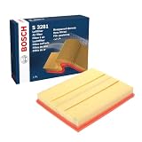 Bosch S3281 Filtro de Aire para Coche Filtro de Repuesto | Restringe Partículas de la Entrada de Aire, Resiste a la Humedad, con Alta Resistencia a la Tracción