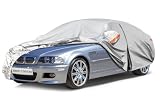 Kayme Funda Coche Exterior, Compatibles con BMW Serie 3 E36/E46/E90 (1999-2012), Cubierta para Coche Impermeable Anti-UV Antipolvo de 6 Capas, Cubre Coche con Cremallera y Forro de Algodón.