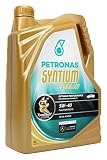 PETRONAS Aceite de motor 5W-40 Syntium Aceite sintetico ACEA C3 API SP 3000 AV 5L Compatible con VW Polo V Hatchback 6R1, 6C1 Golf 7 Hatchback 5G1, BQ1, BE1, BE2 Golf 6 5K1, NISSAN Qashqai II J11, J11