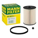 MANN-FILTER, PU 8013 z Filtro de combustible | Para Turismos, Protección sistema combustible, Protección inyectores, Combustible limpio, Calidad original OE
