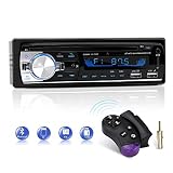 Autoradio Bluetooth, CENXINY FM Radio para Coche Bluetooth 5.0 | Llamadas Manos Libres Control Remoto Radio stéreo de Coche con Reproductor de MP3 USB, Soporte iOS y teléfono Android (NO CD)