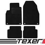 TEXER Alfombrillas textiles aptas para Saab 93 año de fabricación 2002 – 2008 Basic