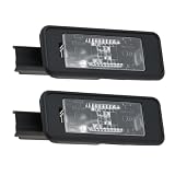 2 Luces de Matrícula 6340G3 para Placa Trasera Compatible con Peugeot 208 2008 308 3008 508 y 5008