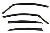 HEKO-26138 (4 Pieza) anteriore posteriore Deflector de Aire por Peugeot 407 4 on 4-Porte