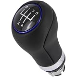 RECAMBO | Pomo para Seat Ibiza, 6 K, 6 L, 6J, 1993 2015 | palanca de cambios de 5 marchas | color negro azul.