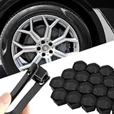 QIZUN 20Pcs Cubre Tornillos Llantas para Renault Captur II E-Tech 13-24 | Tapones de Tuerca Rueda Protector de Polvo Herramienta de Extracción Decoración