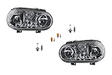 Johns, Apto para VW Golf Faros IV 4 1J1 con juego de bombillas izquierda y derecha.