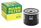 MANN-FILTER, W 79 Filtro de aceite | Para Turismos, Filtración máxima, Protección motor, Sellado alta calidad, Calidad original OE
