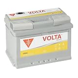 Bateria de Coche Volta SS600D 60Ah 570A Start-Stop Básico EFB - Borne +Dcha - Medidas Largo 242 x Ancho 175 x Alto 175 mm con 2 años de Garantía - Fabricación Europea.