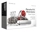 Franzis 67224 - Porsche 911 Boxermotor Facelift, Kit de construcción de Motor Fiel al Original del clásico Motor de 6 Cilindros refrigerado por Aire a Escala 1:4, Incl. módulo de Sonido, Manual de