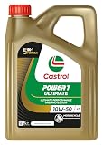 Castrol POWER1 ULTIMATE 4T 10W-50 Aceite de moto totalmente sintético, 4L