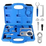 EXLECO Juego de herramientas de instalación de motor compatibles con VW T4 Crafter LT 2.4D 2.5D SDI TDI correa dentada herramienta herramienta de sincronización del motor kit de herramientas de ajuste