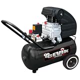 CEVIK PRO - CA-PRO50 - Compresor Aire Portatil Monoblock - 73 dB - 50 litros - 2.5HP - Máx 8 Bar - 205 l/min - Con Aceite - Dos Salidas Aire - Compacto y Portátil - Compresor de Pintura y Neumática