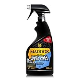 Maddox Detail - Lavado Sin Agua Cera Coche Waterless Wash & Wax 500ml | Limpia, abrillanta y protege la carrocería sin utilizar agua. Su fórmula con cera de carnauba deja un acabado brillante.