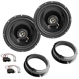 Sound-way Kit Altavoces con adaptadore y cables compatibles con Volkswagen Golf IV/Bora/Passat 16,5 cm 120 watt