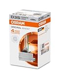 OSRAM 66340 XENARC ORIGINAL D3S HID, lámpara de xenón, lámpara de descarga, calidad de equipamiento original (OEM), estuche (1 unidad), 3200 lm, temperatura de color 4300K