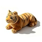 Hoshisea Adornos Bobblehead, Resina Muñeca Coche, Decoración Interiores Coche Tigre Bobble, Decoración Salpicadero Tigre, Se Utiliza para Decoraciones Coche, Decoraciones de Oficina