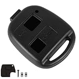Bahan alamy Carcasa para Llave de Coche Toyota con 2 Botones para Toyota Aygo Corolla Yaris RAV4 Prado Avensis Land Cruiser Previa Echo Tarago Alphard Carcasa del Mando a Distancia