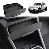 GAFAT Dacia Duster 3 2026 2025 2024/ Dacia Bigster Consola Central Cajón Magnético Anticaída, Dacia Duster iii 2025 Accesorios Caja de Almacenamiento Organizador Oculto, Con Función Antideslizante