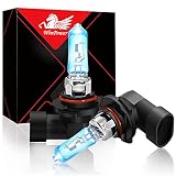WinPower Hir2 12V 55W Halógeno Bombillas 9012 Faros 5000K Blanco cálido Lámpara, 2 Piezas