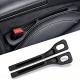 2 Piezas Relleno Universal para Huecos de Asiento de Coche,Organizador para Espacios de Asiento,Relleno de Huecos para Coche,Organizador Universal,Relleno de Grietas para Asientos de Vehículos (Negro)