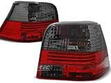 Shop Import Par de luces traseras V Golf 4 97-03 Rojo ahumado 27336412