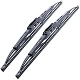 Recambo 2 limpiaparabrisas Classic compatibles con Renault Clio 2 | año 1998 2009 (juego de 2 unidades: 525 mm/450 mm)