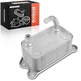 Frankberg Radiador aceite motor Diesel refrigeración agua 31201912 | Compatible con Volvo S60 I, S80 I TS XY, V70 II P80 SW, XC70 Cross Country, XC90 I 275; Aluminio, C5850003, 31201821