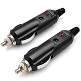 2 Piezas Enchufe Mechero Coche 12V 24V para Car Radio y Car Vacuum Cleaner