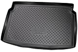 Recambo Alfombrilla de Goma para Maletero Apta para Peugeot 207 | Tipo WA, WC, año de fabricación 2006 2012 | Ajuste con Borde
