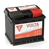 Batería De Coche 60Ah 480A EN Standard Volta L600D, bateria de automóvil de turismo, Plomo-Calcio, Batería 60Ah - Borne +Dcha - Medidas 242 x 175 x 190mm con 2 años de Garantía - Fabricación Europea