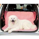 Funda coche perros, para Nissan Patrol 1980-2025 GR Y60 Y61 | manta impermeable protectora,asientos traseros,cubierta lavable antideslizante,viajes mascotas,resistente,rojo