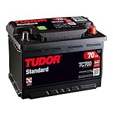 Tudor TC700 Batería de coche Tudor 70Ah 640A, Gama Standard, para Automóvil de turismo