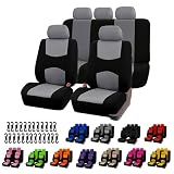 Fundas Coche Asientos Universales, 5 plazas Forros para Coches Asientos | Fundas Coche Asientos Universales, para todas las estaciones, repelentes al agua, transpirables, resistentes y lavables