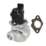 Válvula EGR con junta Compatible con 1.6 HDI C2 C3 Berlingo 207 307 308 | Compatible con Citroën Ford Mini Cooper Peugeot: 161859, 1618NR, 1618.59, 1618.NR, 9649358780, 9660276280, 9685640480