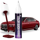 NUTKIT 1PC Bolígrafo Reparador Arañazos Coche 2 en 1, 12 ml, Rojo | Retoque Pintura Automotriz, Cabezal Pincel y Punta Precisa, Reparación Rápida Rayones Superficiales, Secado Rápido