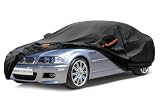 Kayme Funda Coche Exterior, Compatibles con BMW Serie 3 E36/E46/E90 (1999-2012), Cubierta para Coche Impermeable Anti-UV Antipolvo de 7 Capas, Cubre Coche con Cremallera y Forro de Algodón.