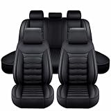 Sepkus Funda Asientos Coche para Audi A3 S-Line Hatchback Cubierta de Asiento,Juego Completo de Protectores de Asiento de Coche de Cuero,Fundas para Asientos Delanteros y Traseros de Coche