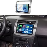 2+64G Android 15 Radio Coche para Citroen C4 2004-2009/C-Quatre 2008-2011 | 9 pulgadas Autoradio con Wireless CarPlay Android Auto Mirror Link y Bluetooth RDS WiFi SWC manos libres Navi micrófono