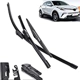 Limpiaparabrisas Escobilla para Toyota C-HR CHR 2016 2017 2018 2019 2020 26'16' 14', Parabrisas De Coche Escobillas Limpiaparabrisas Delanteras Y Traseras