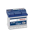 Bosch S4002 Batería de coche 52A/h, 470A tecnología de plomo-ácido para vehículos sin sistema Start y Stop