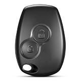 Jongo® Funda Llave Compatible con Renault Clio 3, Kangoo 2 - VA2 sin Hoja | Compatible con Modus, Master 3, Trafic 3, Twingo 2 y Wind. Solo para llaves de 2 botones. La pila CR2016 tampoco se incluye.