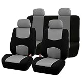 ORIGNL Fundas Asientos Coche Plazas De Aparcamiento para Peugeot 106 107 205 206 207 208 301 306 307 309 405 406 408 508 607 807 2008 Coche Fundas Asientos (Color : FK-Grey)
