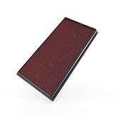 K&N 33-2128 Filtro de Aire Coche, Lavable y Reutilizable