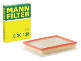 MANN-FILTER, C 30 138 Filtro de aire | Para Turismos, Aire limpio, Material filtrante resistente, Ajuste perfecto, Calidad original OE