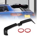 GEARCELL Aleron de techo trasero compatible para Audi A3 S3 RS3 8V Sportback 5 Puertas 2013-2020 Lip Splitter de techo trasero Aleron de maletero de techo (Negro brillante)